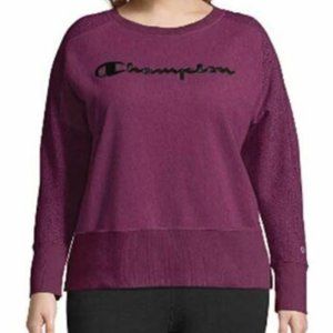CHAMPION PLUS SIZE HERITAGE HERRINGBONE SWEATSHIRT
